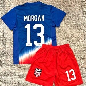 USA Soccer Jersey and Shorts Set